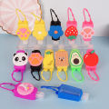 Holder Travel Portable Safe Holder Hangable Liquid Soap Dispenser Containers Refill Bottle Kids 5pcs Fruit Mini Hand Sanitizer.