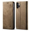 【3C VictoryEagle】Luxury R slim leather flip cover Samsung Galaxy A32 5G case wallet stand magnetic book.