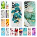 Phone Case For Samsung Galaxy A73 Case A23 A33 5G A53 Back Bumper Clear Marbel Soft Silicone Cover for Samsung A53 5G Para Cases.