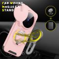 Langtegei Casing For Vivo X300 Pro VivoX300 Pro VivoX300Pro X300Pro 5G Sliding Window Ring Phone Case Bracket Shockproof Lens Protection Stand Holder Hard Back Cover. 