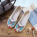 New upgraded cotton linen shoes for ladies casual summer walks and shopping tours cow tendon soles. 