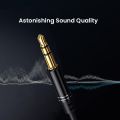 NIERBO 3.5mm Extension Cable Headphone Extension Cable Gold Plated Aux Cable Audio Stereo Jack Male to Female TRS Cord 1m 5m.