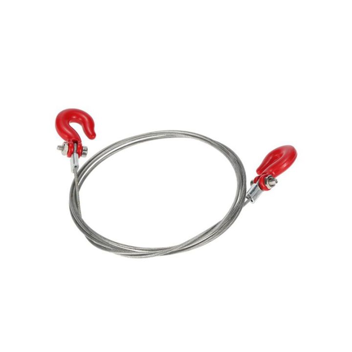 1:%2010%20RC%20Crawler%20Accessories%20Metal%20Trailer%20Wire%20Rope%20Tow%20Rope%20with%20Hooks%20for%20RC%20Car%201/10%20D90%20Axial%20SCX10%20Truck%20RC%20Car%20Parts%20-%20Image%202