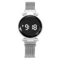 Silver Rose - Women's Casual Digital Round Watch. 
