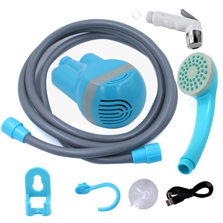 Portable%20Shower%20Outdoor/Indoor%20USB%20Charging%20Handheld%20Rechargeable%20Showerhead%20Pumps%20with%202%20Nozzles%20for%20Camping%20Travel%20Car%20Wash%20Swimming%20Pool%20-%20Image%209