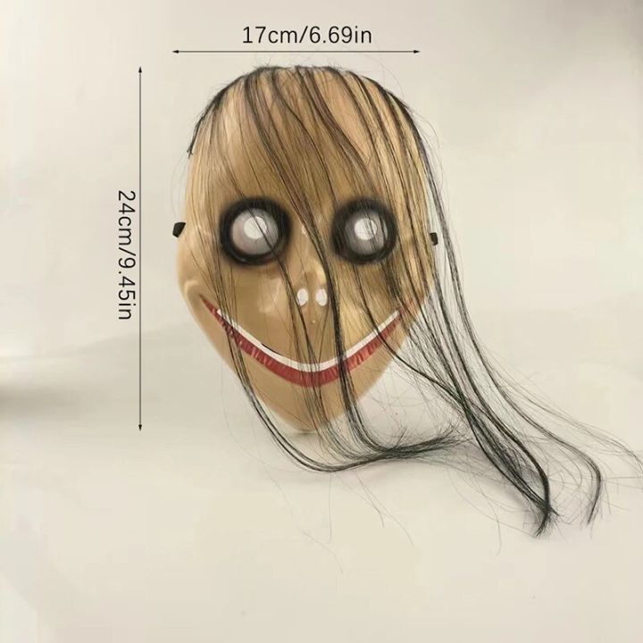 New%20Halloween%20Horror%20With%20Long%20Hair%20Mask%20Funny%20Mask%20V-shaped%20Mouth%20Mask%20With%20Hair%20Female%20Ghost%20Mask%20Roleplay%20MoMo%20Mask%20-%20Image%206