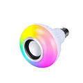 Smart Led Remote Control Bluetooth Speaker Music Bulb - AC 220V, RGB remote control Bluetooth music bulb lamp, Led Music Bulb With Bluetooth Speaker - Pin System.