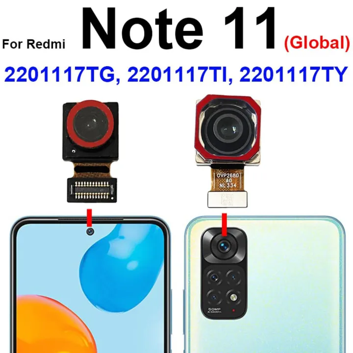 Front Rear Camera For Xiaomi Redmi Note 11 2201117TG TI TY POCO M4