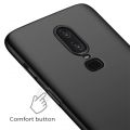lthmy for OnePlus 6 A6000 A6003 Flexible Soft Matte Black Crystal Clear Phone Case Silicone Protective Back Cover. 