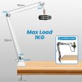 Adjustable Microphone Stand Suspension Boom Scissor Arm Stands for A8 A6V K658 K688 K669 Mic USB Condenser Microphone Recording. 