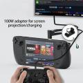 New 2 in 1 USB C Charging Adapter for Steam Deck Gamepad Charger Adapter Connector Extension Male to Female Game Console Adapter.