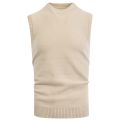 High quality Mens Thick Sleeveless Sweater without sleeve Men Vest Man O-neck Knitwear Male Warm clothing 2023 Autumn Winter New. 