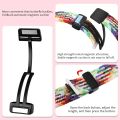 Magnetic Buckle Braided Apple Watch Band 49mm, 45mm, 44mm, 42mm, Adjustable Nylon Strap for Series 1-8, iWatch, Skin-Friendly, Stretchable Design.