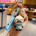 Cartoon Cute Panda Keychain Adorable Animal Keyring Men and Women Kids Bag Pendant Car Key Chain Key Ring Gift for Children. 