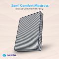 Paradise Soft Comfort Semi Orthopedic Mattress | Medium Firm Feel for Balanced Comfort | 4 Inch Bed Mattress.