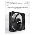 12cm Chassis Fan PWM Control 1800rpm Silent Computer Case CPU Cooler Heatsink 12cm Cooling Fan. 