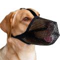 Comfortable Mesh Dog Muzzle Portable Prevent Biting Adjustable Strap Pet mask Soft Fabric Barking and Chewing Dog mouthpiece. 