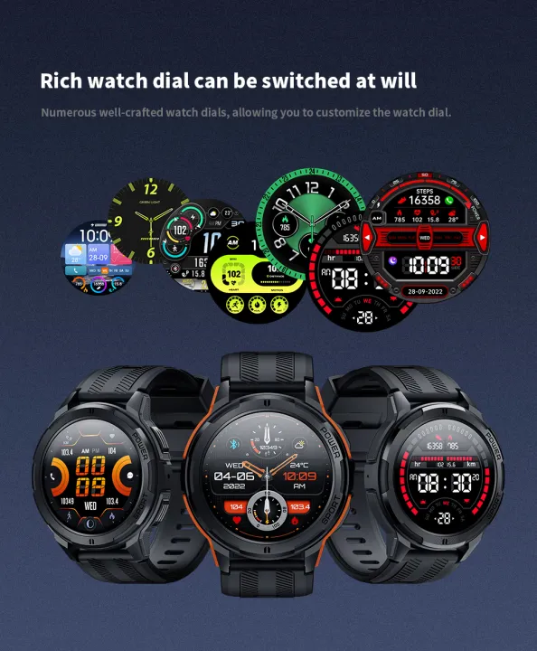 Oukitel%20BT10%20SmartWatch%20Sport%202024%20Smart%20Watch%20For%20Men%20410mAh%201.43%20Inch%20BT5.2%20Men's%20Smartwatch%20-%20Image%205