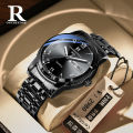 2024 New Men's Watch Men's Business Quartz Watch Multifunctional Watch Waterproof Luminous Calendar. 