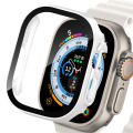Pix Apple Watch Ultra 49mm Case Apple Watch Ultra Hard Clear Screen Protector Cover Full Case with Glass Screen Protector IWATCH Series 8 Pro Ultra Watch Case.