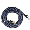Cat 7 Ethernet Cable Flat UTP Wire With Braid RJ45 Lan Line Cat7 Network Cables 10Gbps 600Mhz for Modem Router 1m 2m 5m 10m.