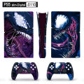 【Fast and Reliable Shipping】 Spiderman Ps5 Slim Skin Sticker for PlayStation 5 Console Controller Decal Cover Anti-scratch Skin Sticker.