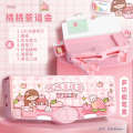 Password lock stationery box fingerprint unlock high tech pencil case boys' and children's multifunctional password with new features.