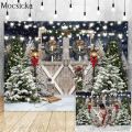 Christmas Photography Backdrop Fireplace Xmas Tree Family Portrait Photoshoot Baby Photo Background Studio Festival Decor Banner.