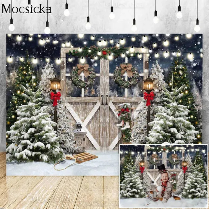 Christmas%20Photography%20Backdrop%20Fireplace%20Xmas%20Tree%20Family%20Portrait%20Photoshoot%20Baby%20Photo%20Background%20Studio%20Festival%20Decor%20Banner%20-%20Image%202