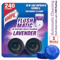 Harpic Flushmatic Lavender In Cistern Toilet Cleaner Blocks (50g X2pcs) Automatic Cleaning with Every Flush. 
