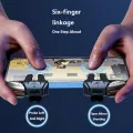 UBG Game Tip for P Button Game Finger Game Controller Joystick G21 Mobile Game Trigger Game 6 Finger Aiming L1 R1 Controller. 