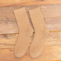 Thick wool socks Autumn and Winter Thickened Warm Men's Mid-Calf Length Sock Men's Casual Solid Color Middle-Aged and Elderly Terry-Loop Hosiery. 