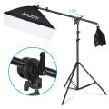 Andoer Softbox Light Kit Studio Photography Kit with Softbox Light Stand for Portrai Product Wedding Photography Live Streaming. 