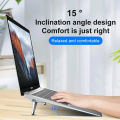 New Metal Foldable Laptop Stand Universal Non-slip Bracket Support for Laptops Mount Holder Feets.