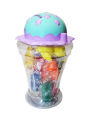 Slime Clay for Preschooler Kids with Tools and Storage Container (Ice Cream Shaped). 