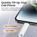 Type C to Lightning Adapter Fast Charging Adaptador Lightning Female to USB C Male Headphone USB C Adapter for iPhone 14 13. 