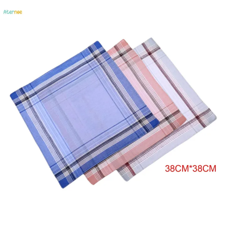 12x%20Hanky%20Premium%20Comfortable%20Soft%20Plaid%20Handkerchief%20for%20Suit%20Wedding%20Party%20Style%20A%20-%20Image%207