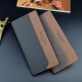 Men's Wallet Men's PU Soft Leather Wallet Men's Long Fashionable Splice Color Contrast Multi slot Card Bag Ultra thin Money Bag.