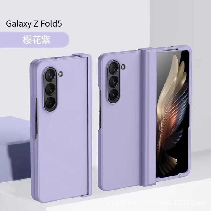 %E3%80%90Emotion%20HENG%E3%80%91Applicable%20to%20Samsung%20ZFold5%20Three-Piece%20Set%20Phone%20Case%20All-Inclusive%20Hinge%20Macaron%20Protective%20Cover%20Liquid%20Skin%20Feeling%20Shell%20-%20Image%203