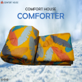 Warmth Haven Printed Microfiber Blanket - Cozy Winter Bedding Suitable for Winter Season. 
