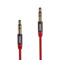 RL-L200 3.5mm Aux Audio 2000mm Cable - Red. 
