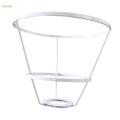 Iron Lamp Shade Frame , Tabletop Light Stand Durable Practical DIY Lightweight Lampshade Frame for Anniversary Cafe Light Cage Guard.