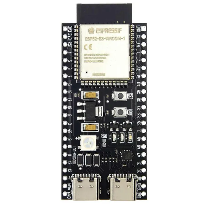 1 PCS ESP32 ESP32-S3 WiFi+Bluetooth IoT Dual Type-C Development Board Core Board ESP32-C6-DevKitC-1 Development Board Plastic