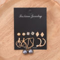 Earrings for Women Korean Metal Earring Trend Jewelry Fashion Women's Earrings Set Korean Geometric Stud.