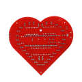 DIY Kit Colorful LED Display Light Heart-Shaped Chirstmas Lamp Board Module. 
