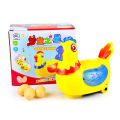 Kids Cartoon Electric Hen Laying Eggs Walking Toy Music Interactive Educational Toys For Boys Girls Birthday Christmas Gift Leima.