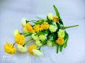 Artificial Flower Bunch 14inc long, Mini Flower Stick, Flower stick without vases. 