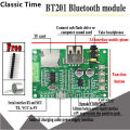 BT201 Dual Mode 5.0 Bluetooth Lossless Audio Power Amplifier Board Module Tf Card U Disk Ble Spp Serial Port Transparent Trans. 