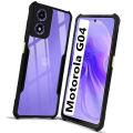 Motorola Moto G04 / Moto G04S / Moto E14 4G Xundd Protective Airbag Bumper Transparent Back Side Clear Phone Case For Motorola Moto E14 Back Cover.