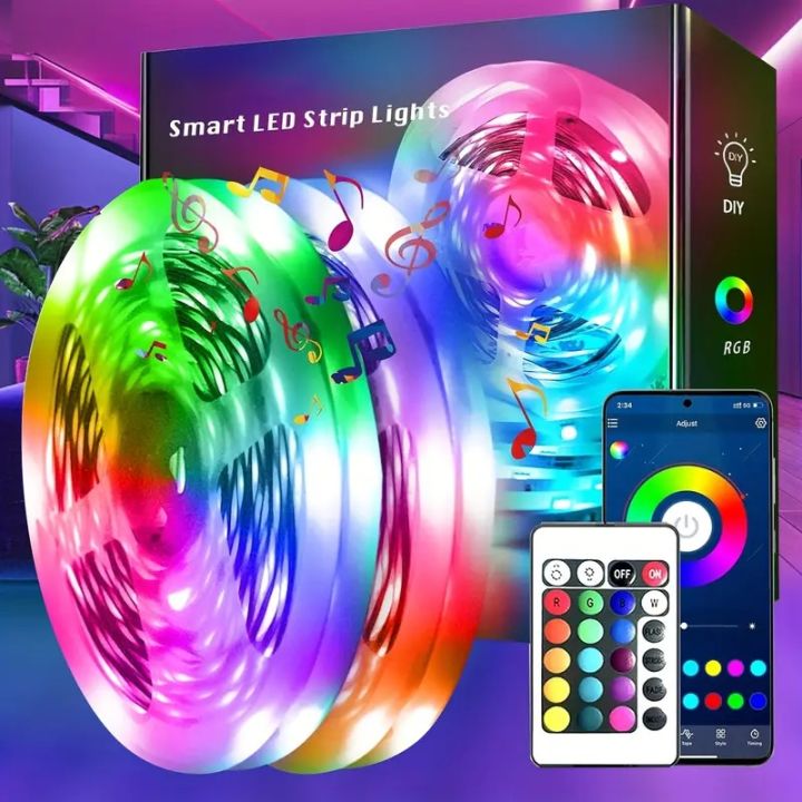 Best%20Quality%20RGB%20Led%20Strip%20Light%205050%20(16%20Feet%20long)%205%20meter%20300%20Led%20waterproof%20DC12V%2060Leds/M%20Flexible%20Lighting%20Ribbon%20Tape%20Lamp%20RGB%20Strip%20-%20Image%208